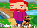 Spel Färgläggning av Bloxy Pojken på nätet