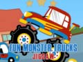 Spel Rolig Monstertruck Pussel på nätet