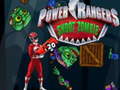 Spel Power Rangers skjuter på zombies på nätet