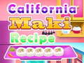 Spel Recept på California Maki på nätet