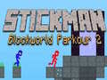 Spel Stickman Blockworld Parkour 2 på nätet