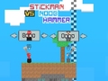 Spel Stickman vs Noob Hammare på nätet