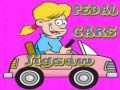 Spel Pussel med pedalbilar på nätet