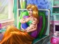 Spel Sovande Prinsessa: Tvillingfödelse på nätet