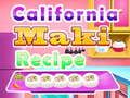 Spel Recept pÄ California Maki pÄ nÀtet Spel Recept pÄ California Maki pÄ nÀtet