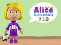 Spel Alices djurens nummervärld på nätet Spel Alices djurens nummervärld på nätet