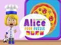 Spel Alices Värld: Matpussel på nätet