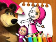 Spel Masha och Björnen MÄlarbok pÄ nÀtet Spel Masha och Björnen MÄlarbok pÄ nÀtet