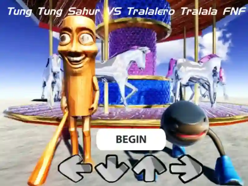 Spel Tung Tung Sahur vs Tralalero tralala fnf på nätet