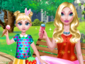 Spel Sommarens dag för mamma och dotter på nätet