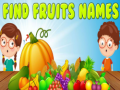 Spel Hitta fruktnamn på nätet