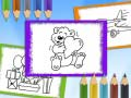 Spel Tecknad Färgbok på nätet