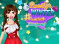 Spel Skönhetens Vinter Hashtag Utmaning på nätet