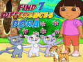 Spel Hitta 7 skillnader med Dora på nätet