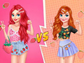 Spel Prinsessor Fruktiga Tryck Roligt Utmaning på nätet