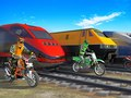 Spel Cykel mot Tåg på nätet