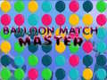 Spel Ballong Match Mäster på nätet