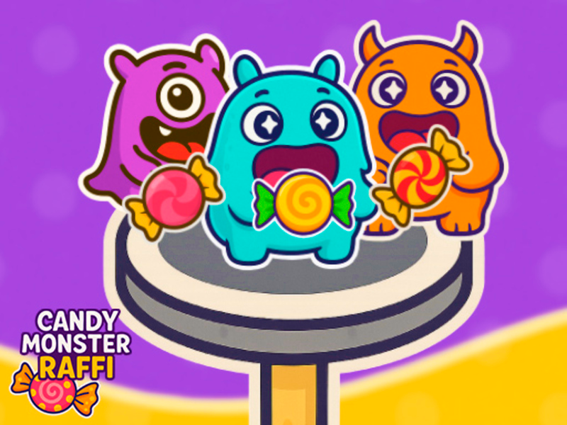 Spel Candy Monster Raffi på nätet