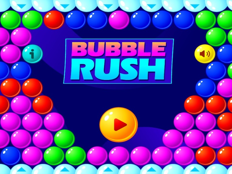 Spel Bubbla rusning på nätet
