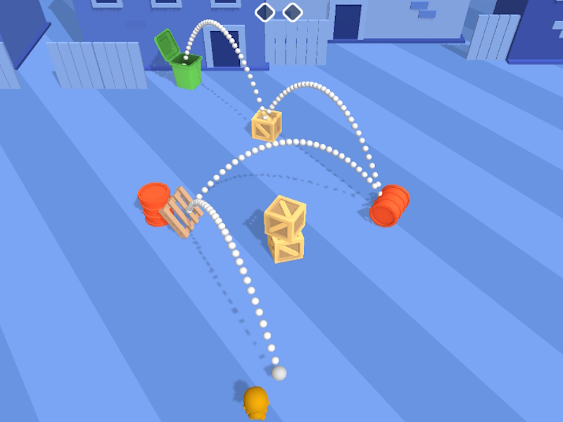 Spel Passera bollen 3D på nätet