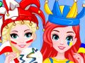Spel Лучшие друзья: Чемпионат мира по раскраске лиц på nätet