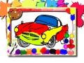 Spel Racing Bilar Målarbok på nätet