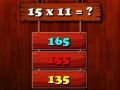 Spel Multiplikationsutmaning på nätet