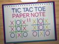 Spel Tic Tac Toe Pappersnot 2 på nätet
