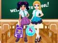 Spel Jacqueline och Eliza Skolväska Designtävling på nätet