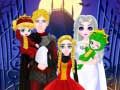 Spel Prinsessfamiljens Halloweenkostym på nätet