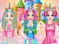 Spel Prinsessers Regnbåge Enhörning Hårsalong på nätet