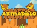 Spel Glad armadillo färgläggning på nätet