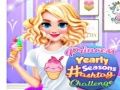 Spel Prinsessans Årliga Säsonger Hashtag Utmaning på nätet