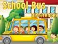 Spel Skillnader i skolbussen på nätet