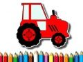 Spel Enkel Barnfärgläggning - Traktor på nätet