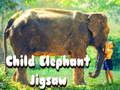 Spel Barn Elefant Pussel på nätet