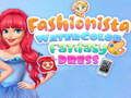 Spel Fashionista Akvarell Fantasi Klänning på nätet