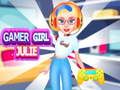 Spel Gamer Tjej Julie på nätet