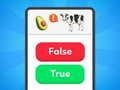 Spel Sant Falskt - Quiz på nätet