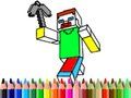Spel Tillbaka till skolan: Minecraft Färgläggning på nätet
