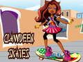 Spel Clawdeen åker skridskor på nätet