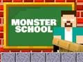Spel Monster School: Berg- och dalbana & Parkour på nätet