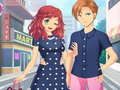Spel Anime Klä Spel För Par på nätet