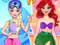 Spel Sommar vs Vinter Prinsesskamp på nätet