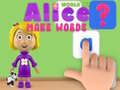 Spel Alices Värld: Skapa Ord på nätet