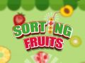 Spel Sortering av frukter på nätet