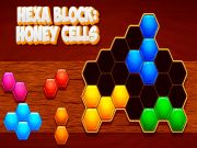 Spel Hexa-block: honungsceller på nätet