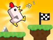 Spel Kyckling skrik race på nätet