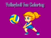 Spel Volleyboll kul färg på nätet