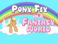 Spel Pony flyger i en fantasivärld på nätet Spel Pony flyger i en fantasivärld på nätet